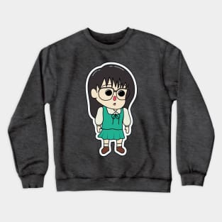 Mary Harvest Moon Cute Face Crewneck Sweatshirt